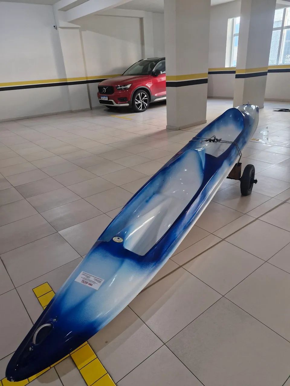 Caiaque Fibra Náutica - Azul e Branco - Foto 5