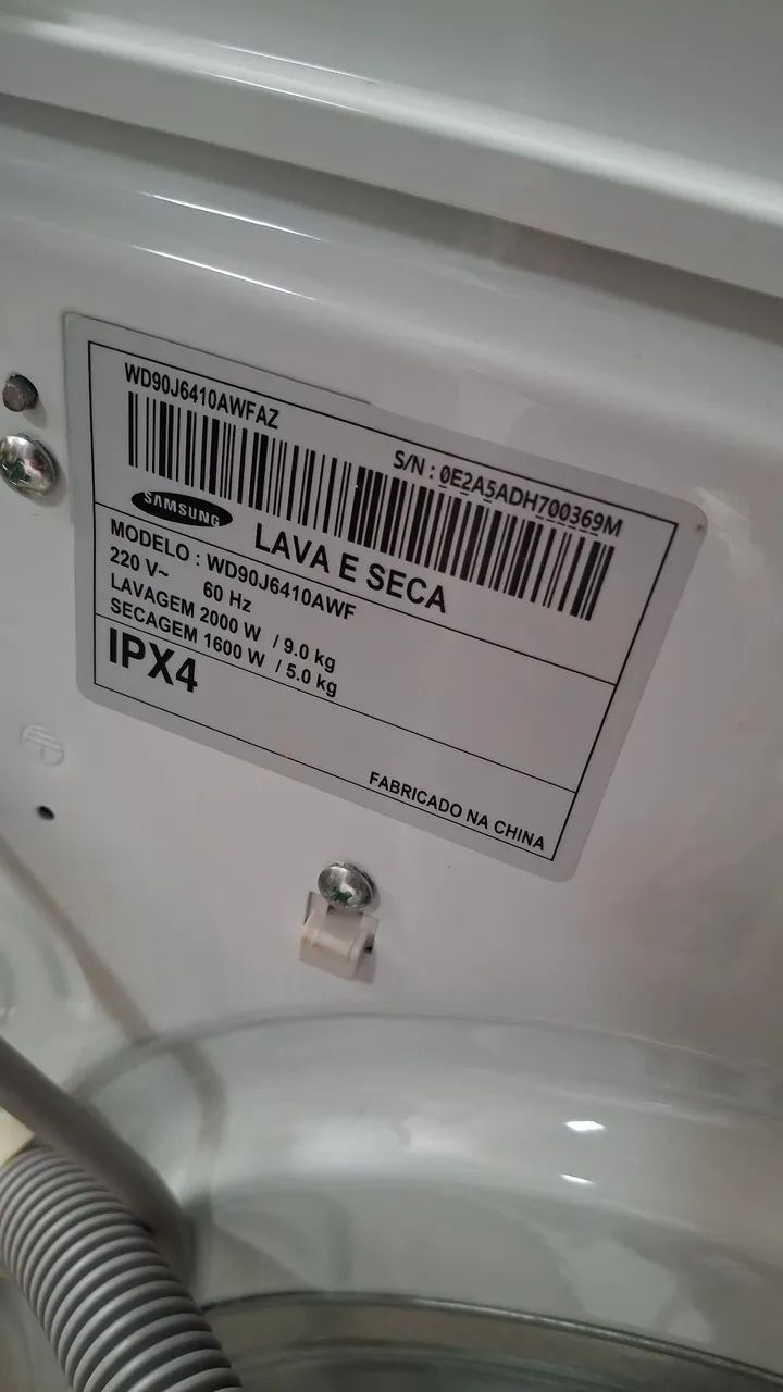 LAVA E SECA SAMSUNG 9KG SEMI-NOVA - Foto 5