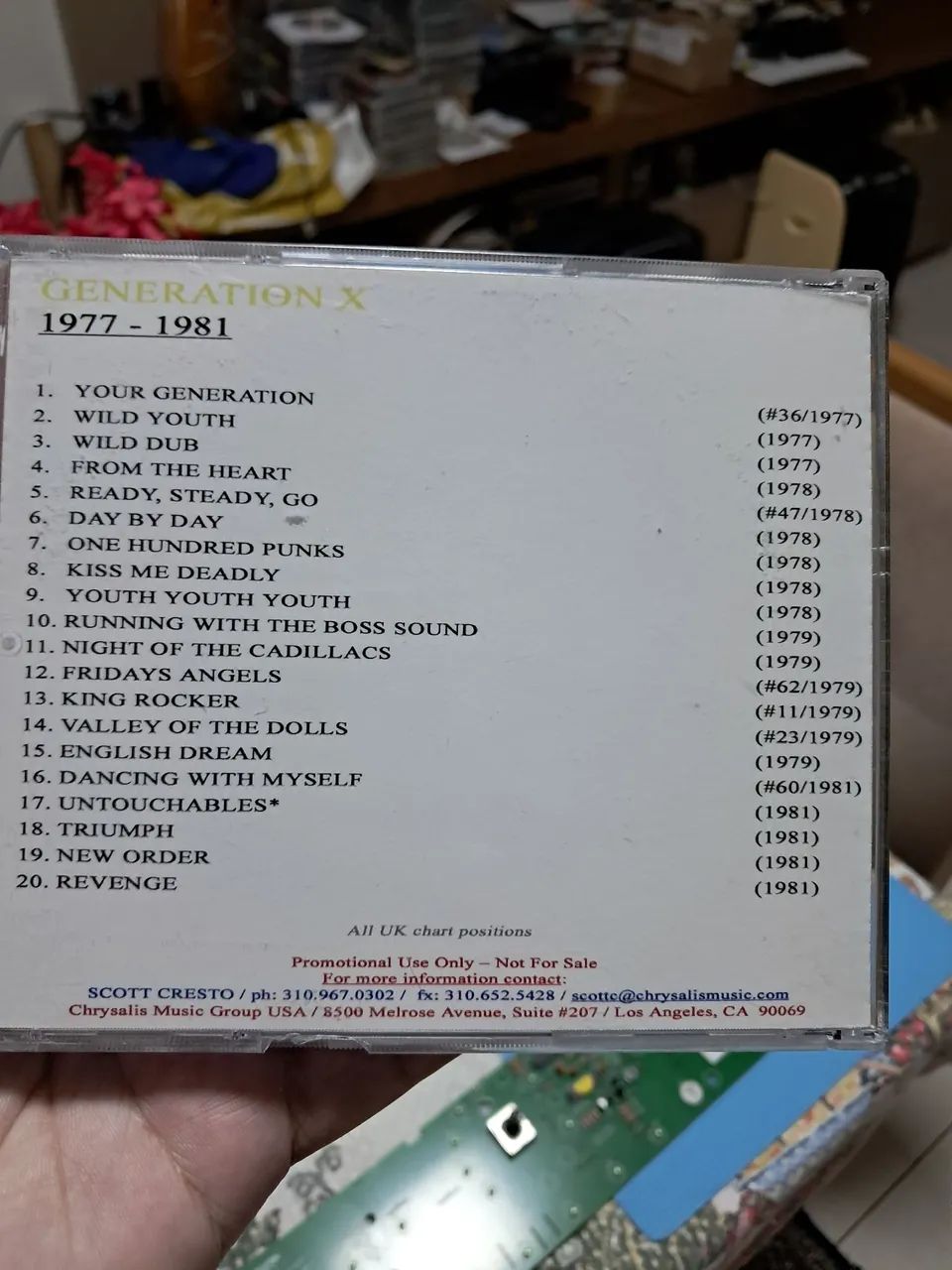 Generation X - CD Promocional - Foto 3