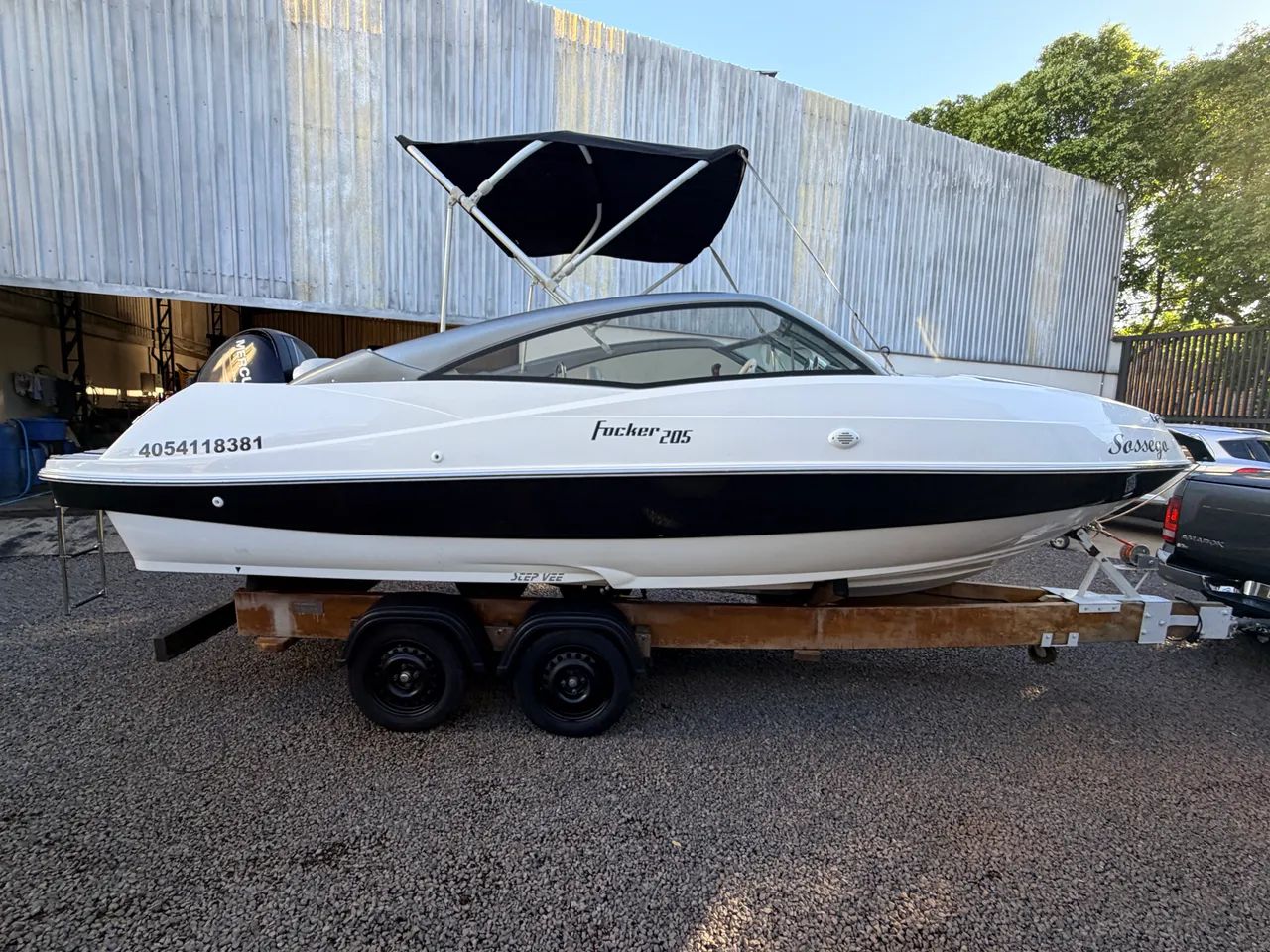 Lancha Focker 205 carreta rodoviária  - Foto 7