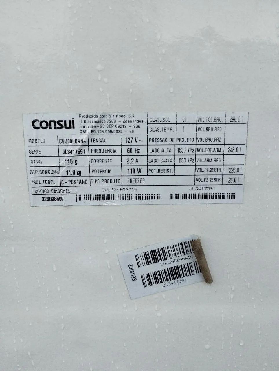Freezer Vertical Consul 246L - Foto 4