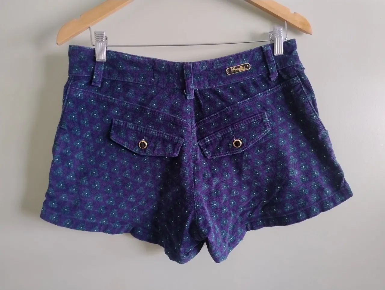 Shorts veludo Damyller 38 - Foto 3