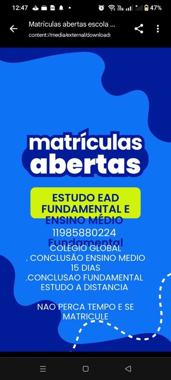 EJA EXPRESS 15 DIAS