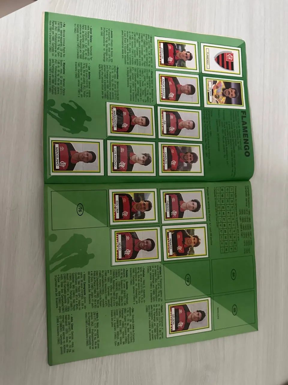 Álbum de Figurinhas Campeonato Brasileiro 93 - Foto 2