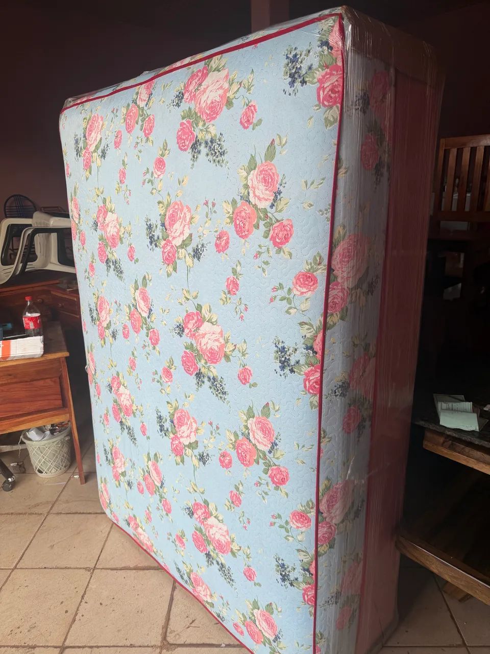 Cama casal em edredom mola nova - Foto 4