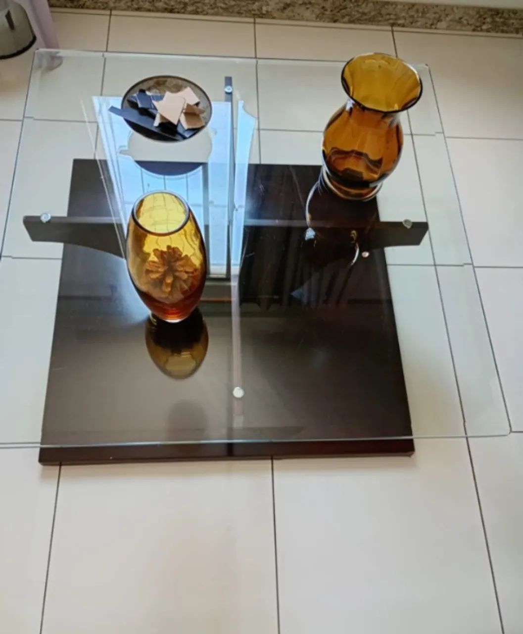 Mesa de centro em vidro - Foto 2