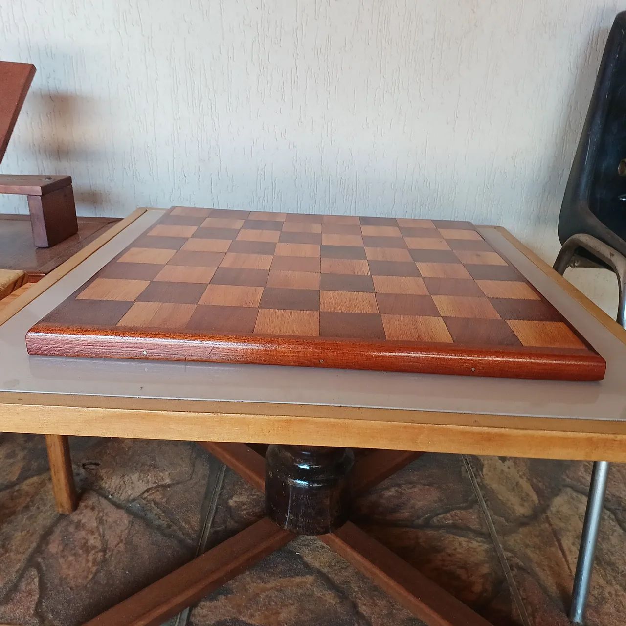 Tabuleiro artesanal madeira maciça  - Foto 3
