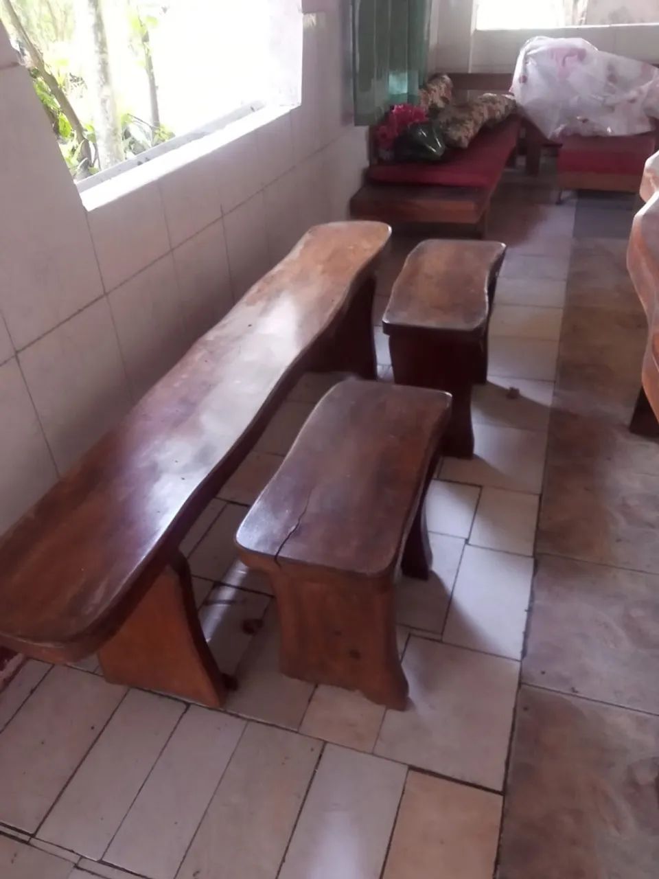 MESA DE MADEIRA DE JAQUEIRA - Foto 3