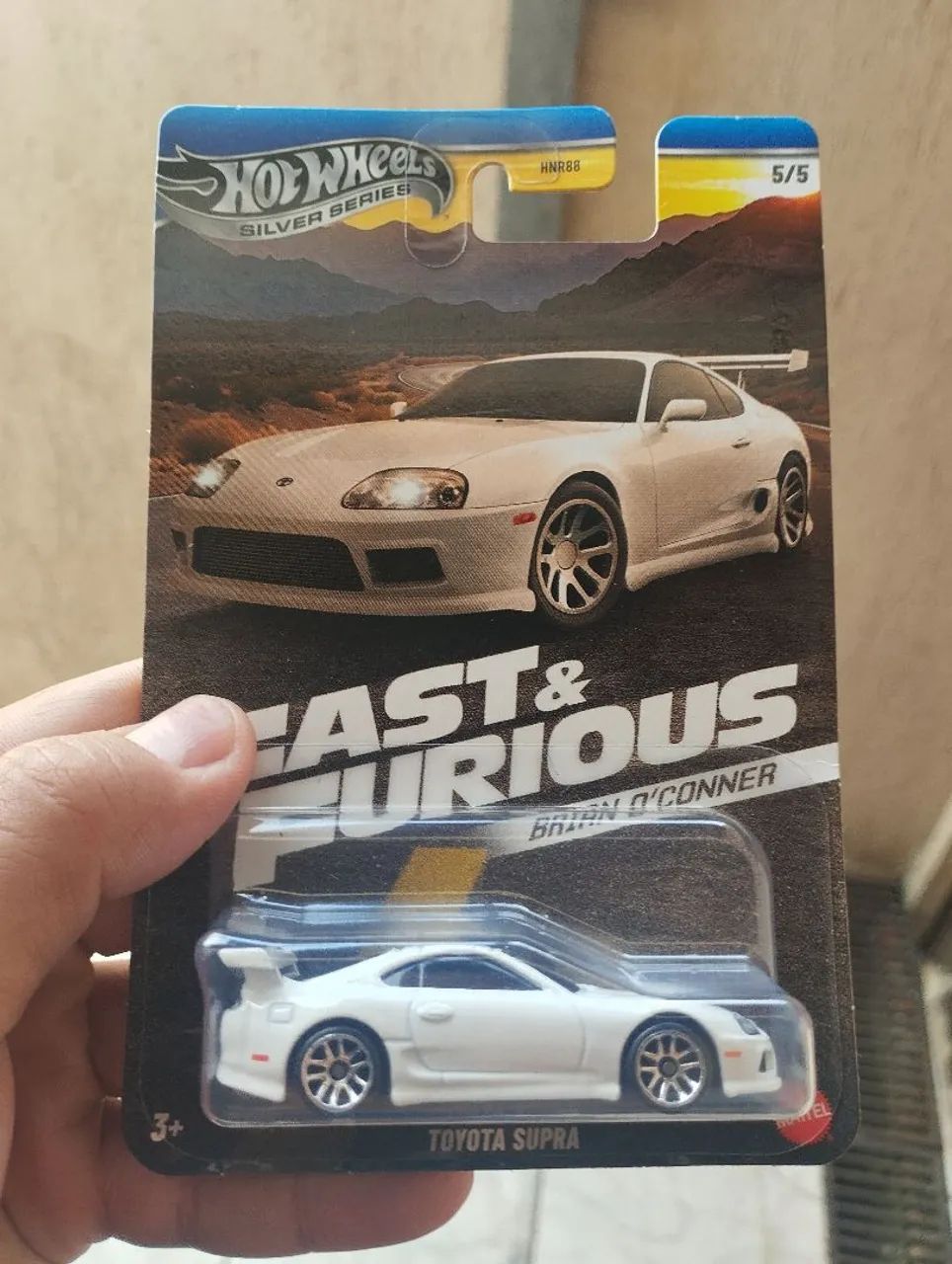 Toyota Supra Silver Séries Fast furious Hotwheels