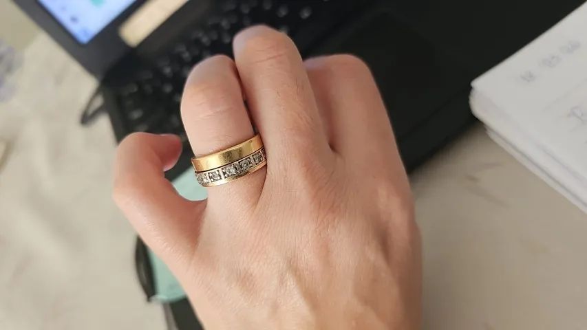 Aliança Ouro 18k - Foto 3
