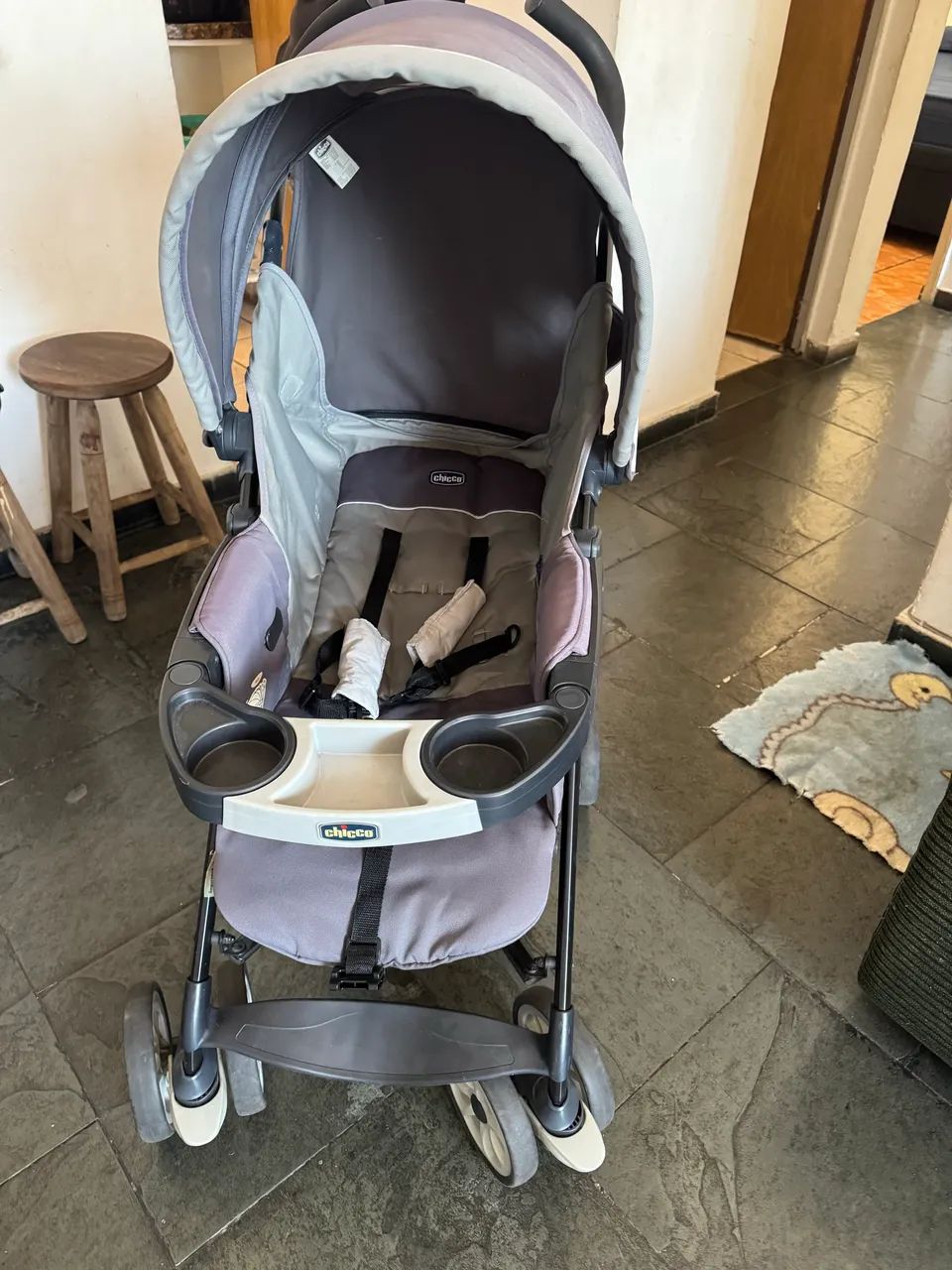 Carrinho de bebê dobrável - Foto 4