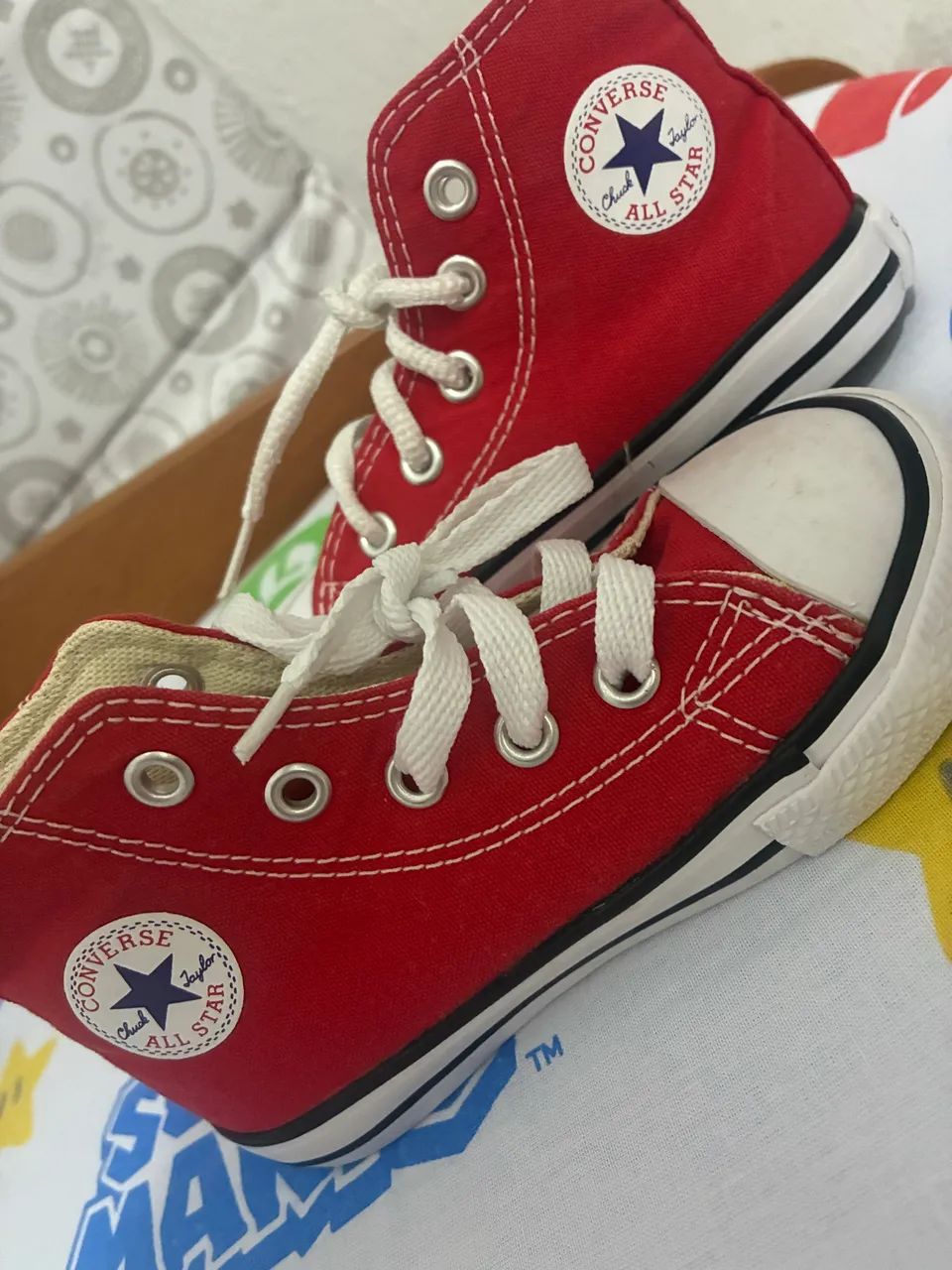 Tênis Infantil Converse Chuck Taylor All Star Vermelho - Foto 5
