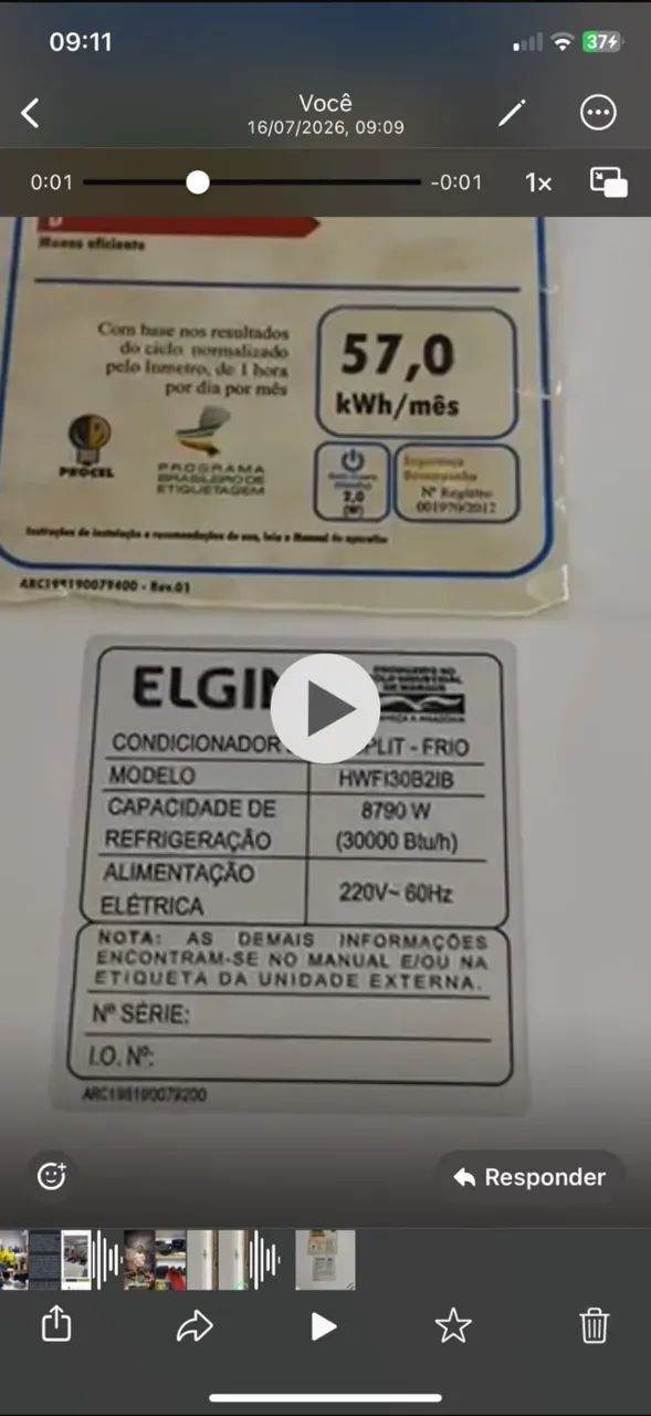 Ar condicionado 30.000 btus