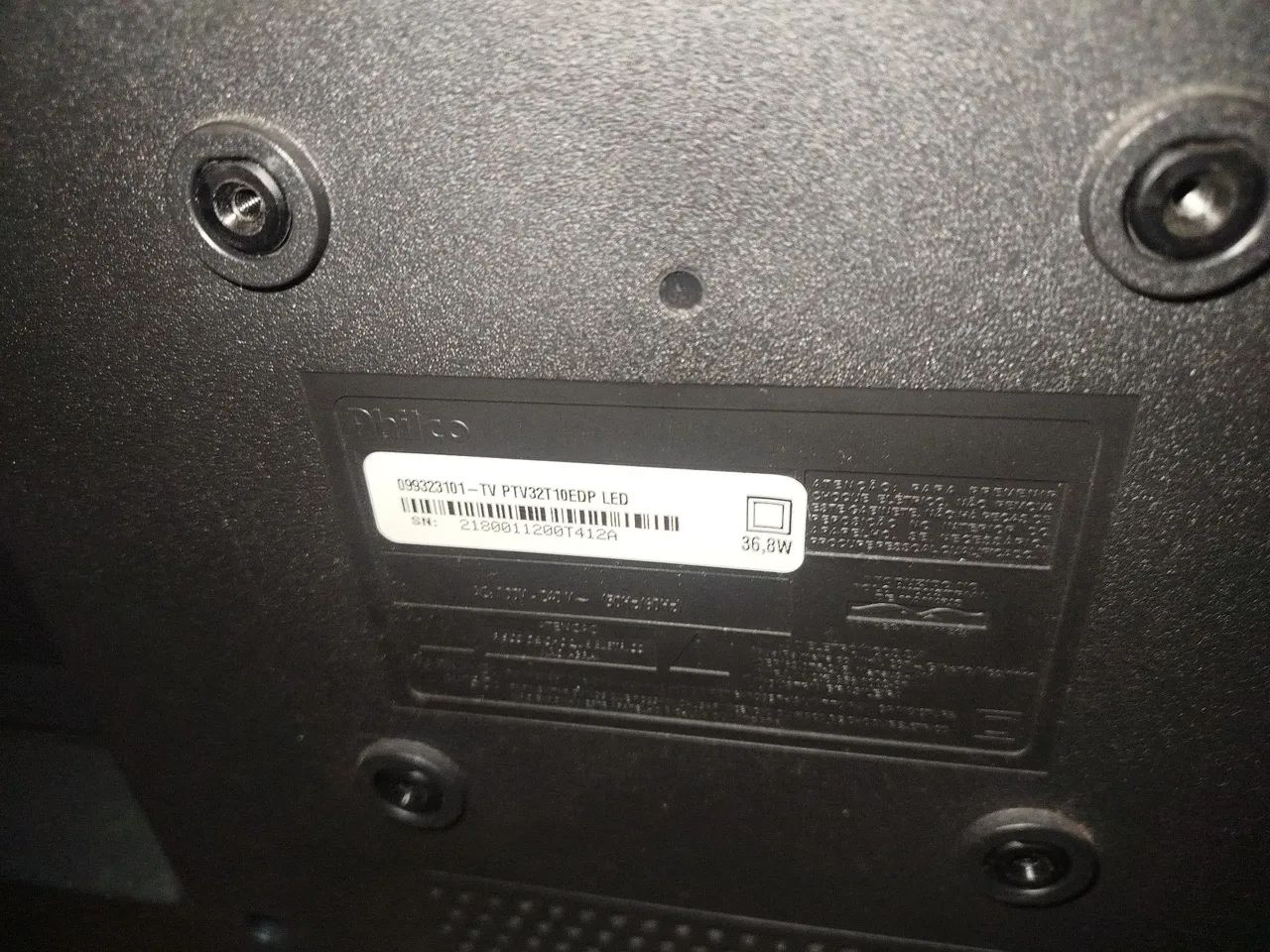 TV LED 32 Polegadas Philco PTV32T10EDP (Sem Controle) - Foto 3