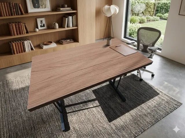 MESA RETA 120X60 SEM GAVETA ENTREGAMS COM FRETE - Foto 2