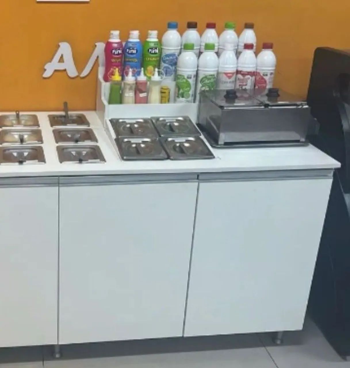 Expositor para sorveteria/ açaiteria ( guloseimas / frutas/ chocolates / coberturas ). - Foto 5