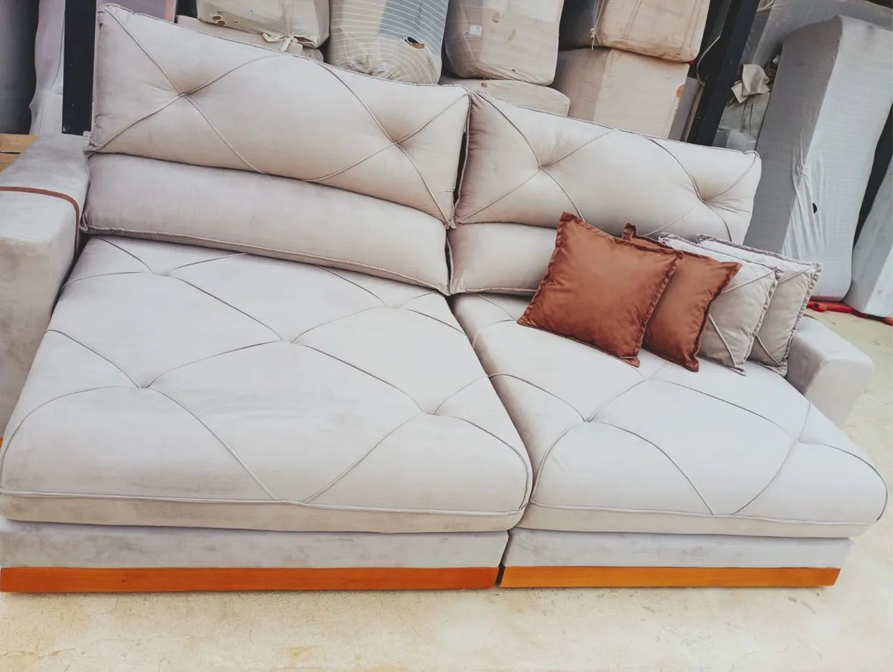 Sofa retratil 2,90m luxoo novo  - Foto 3