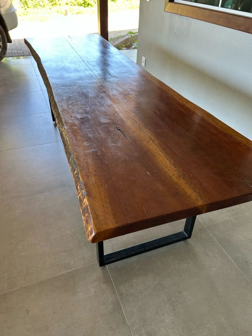 Mesa madeira Eucalipto citriodora - Foto 3