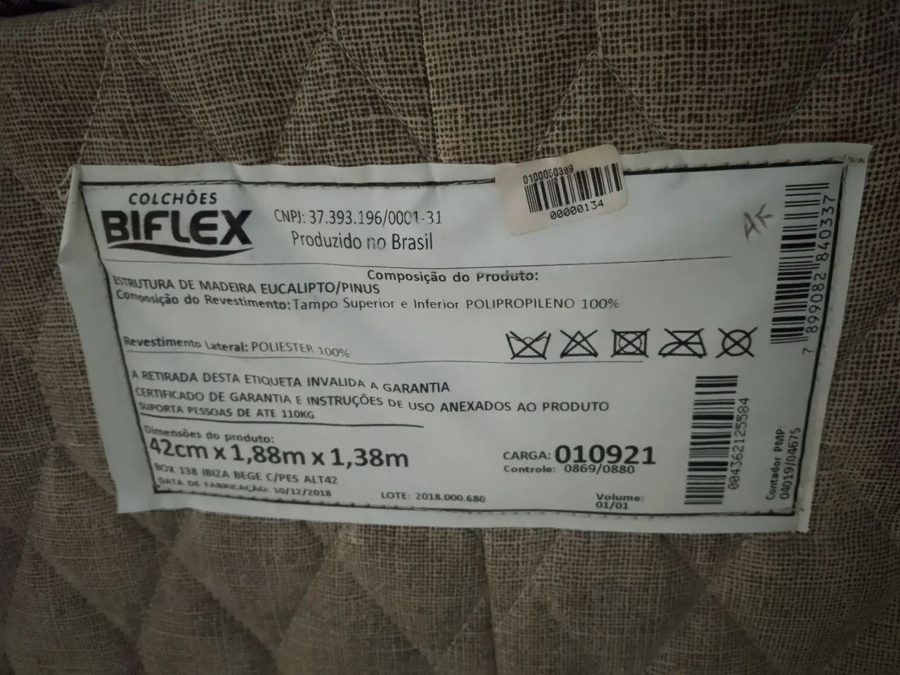 Vendo base + colchão de casal - Foto 5