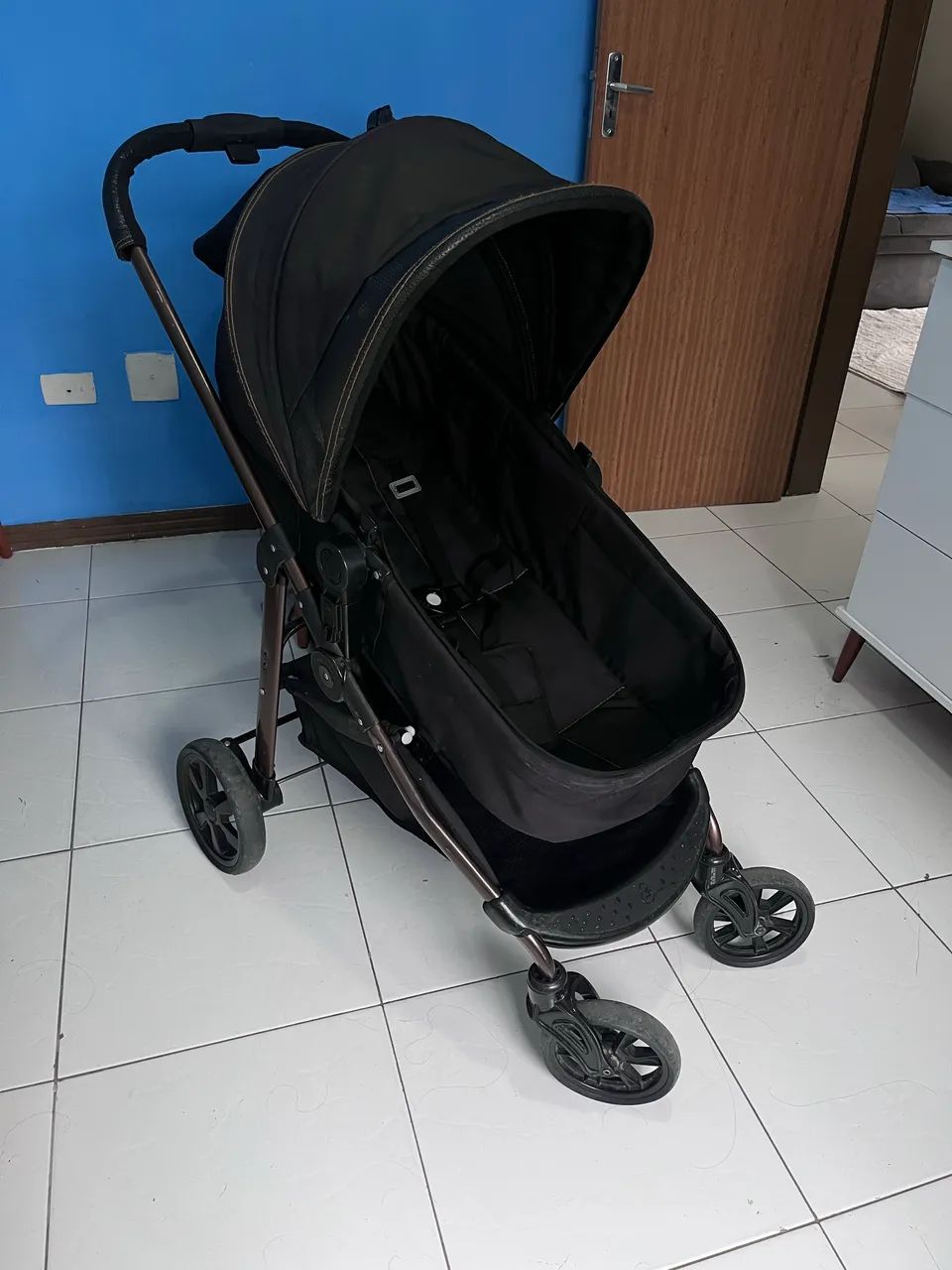 Carrinho de bebê 3 em 1 Galzerano