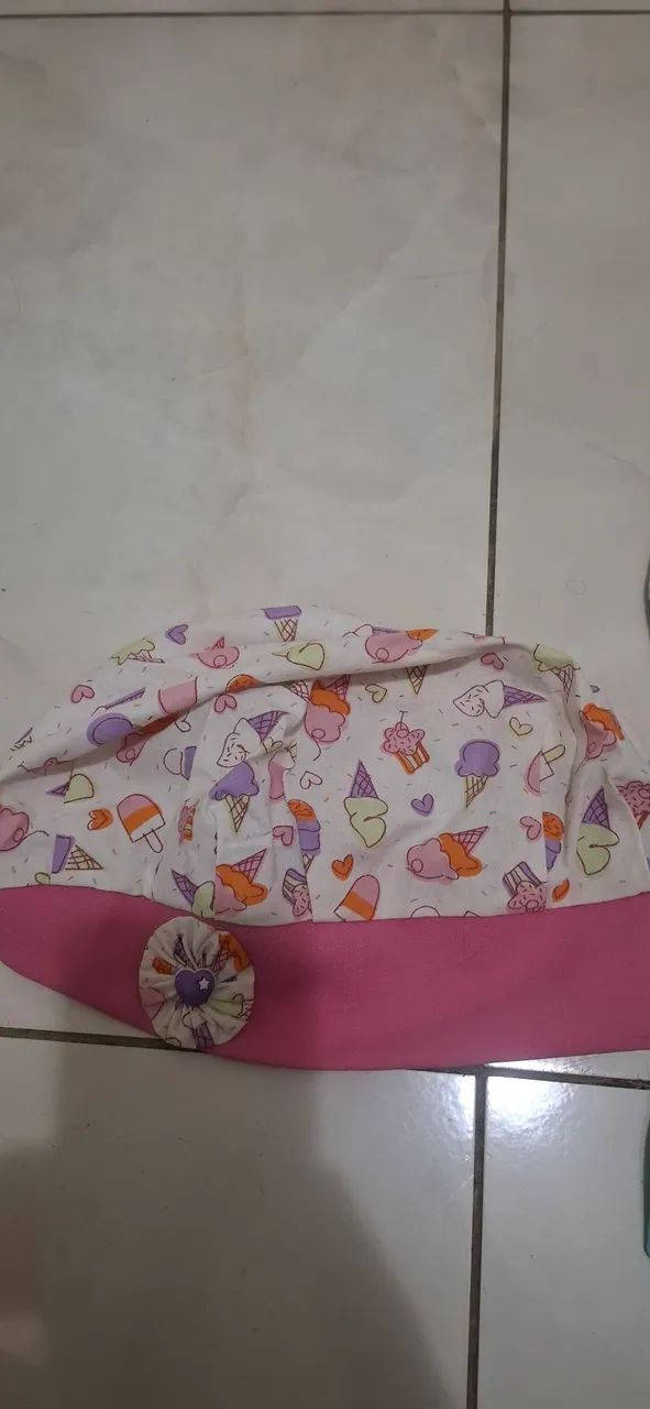 Touca profissional divertida cuidadora, cozinha, saúde - Foto 2