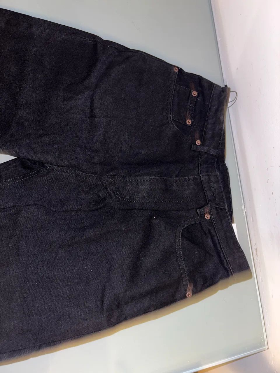 CALÇA PRETA FLARE JEANS - Foto 4
