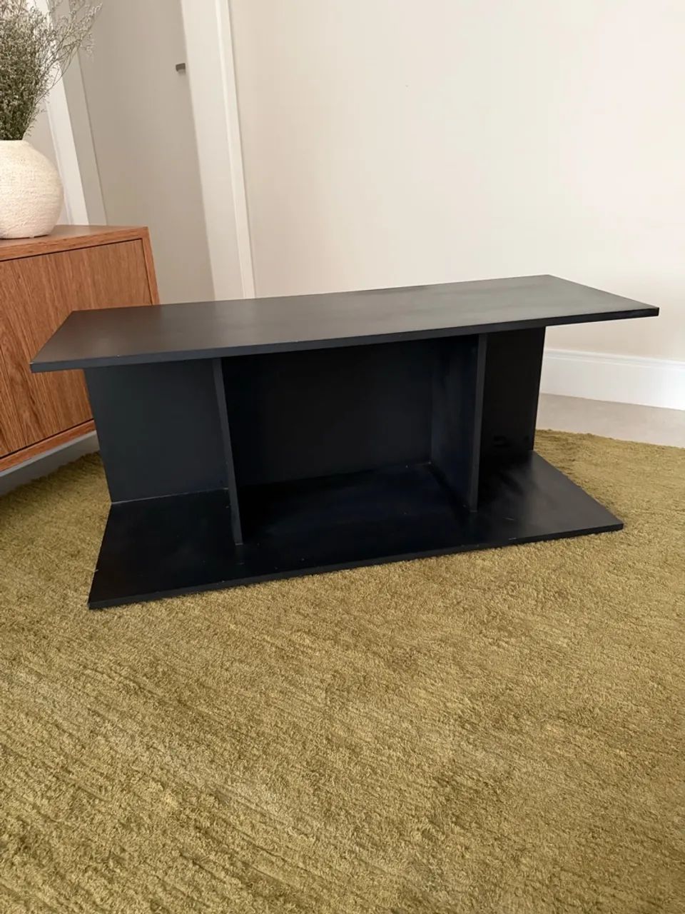 Mesa de apoio em MDF preto - Foto 3