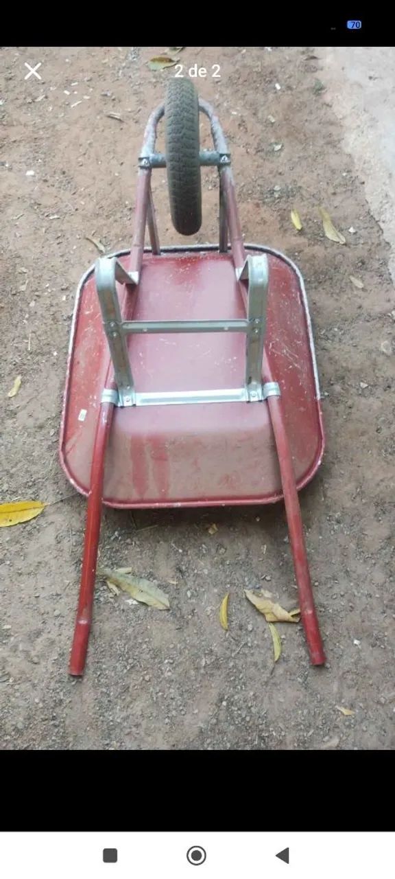 Carrinho de mão de obra.90,00 cada - Foto 2