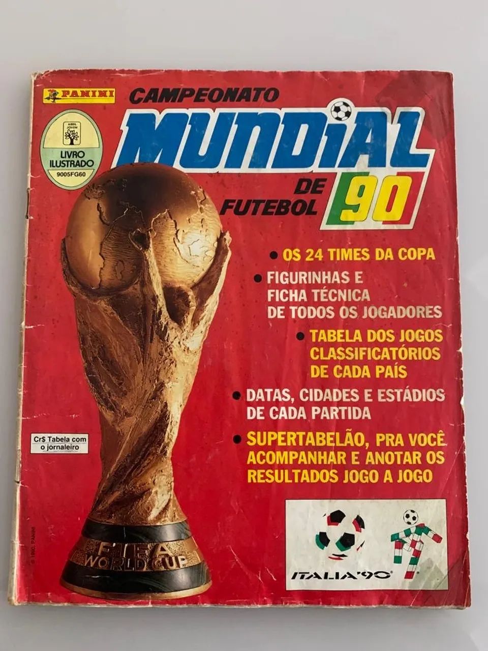 Álbum copa do mundo Itália 1990