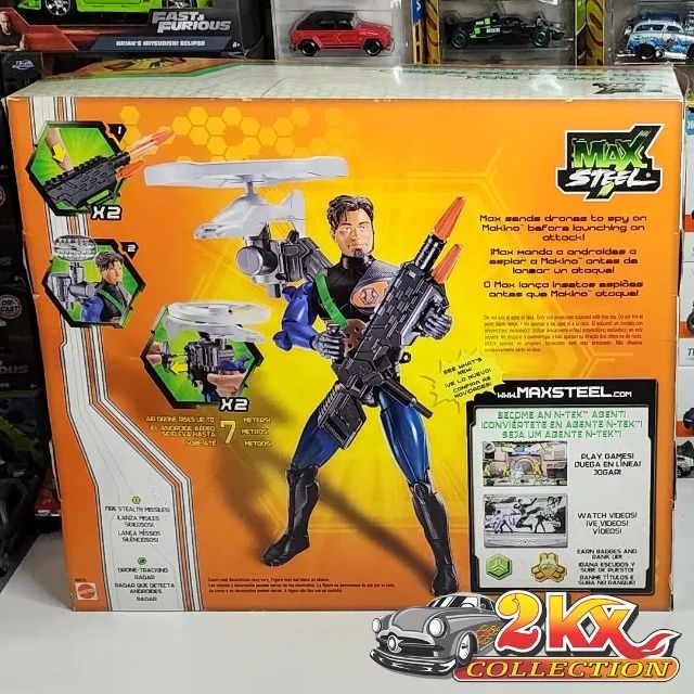 Max Steel - Air Drone Max - Max Android Aéreo - 2015 - Na Caixa - Foto 3