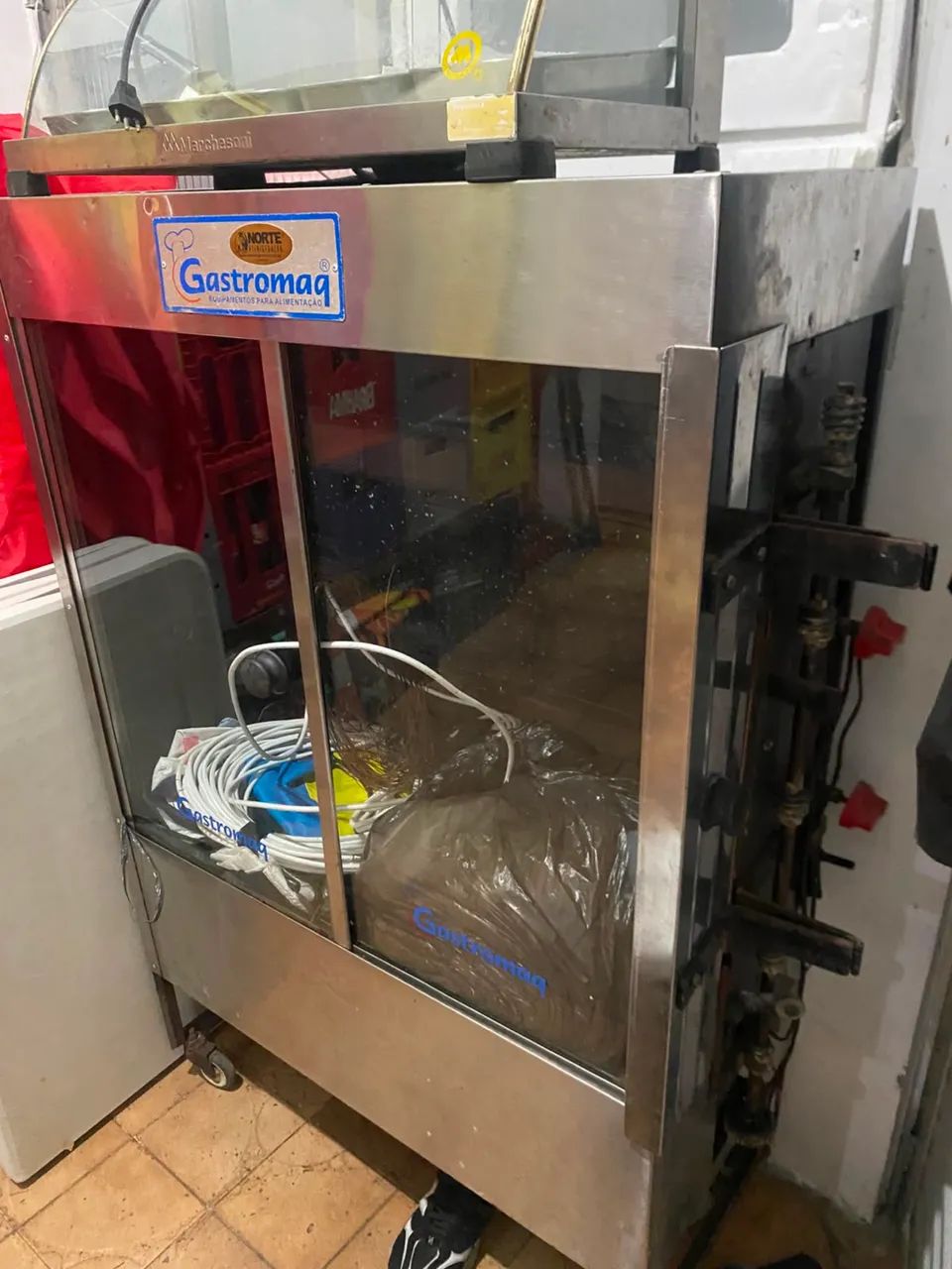 ESTUFA VITRINE A GÁS