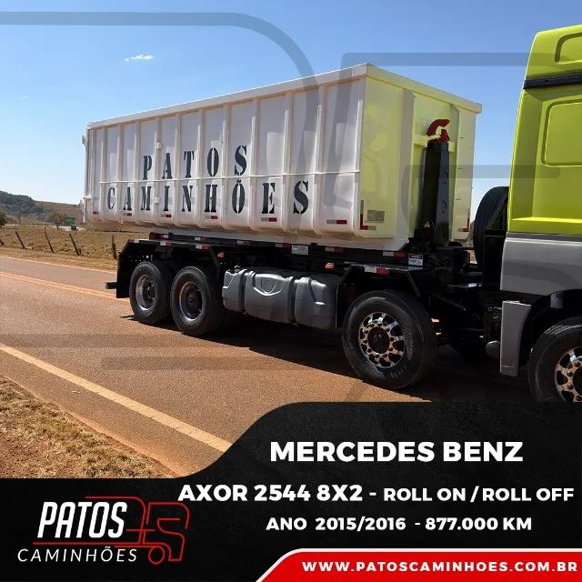 Mercedes Benz Axor 2544 8x2 Roll On / Roll Off 2015/2016 - Foto 7