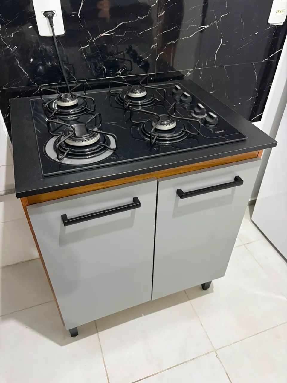 Fogão de embutir com móvel - Foto 2