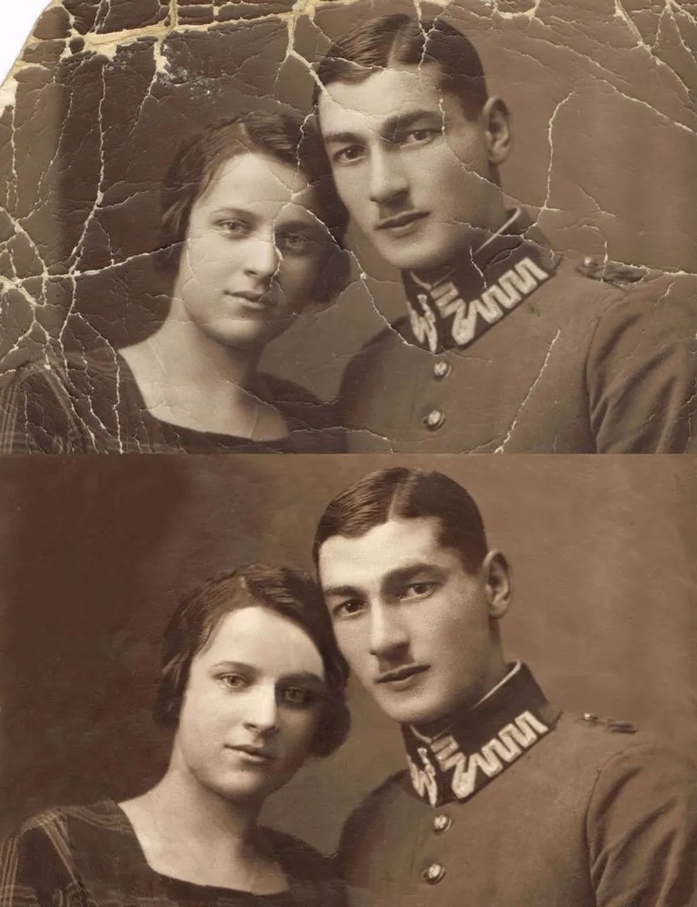 Restauração de imagem antiga
