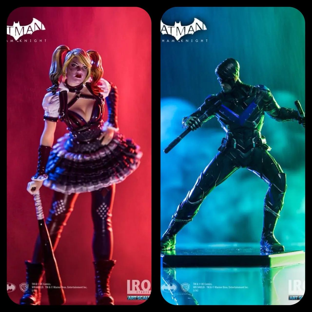 Harley Quinn + Nightwing - Batman Arkham Knight Series - 1/10 - Iron Studios
