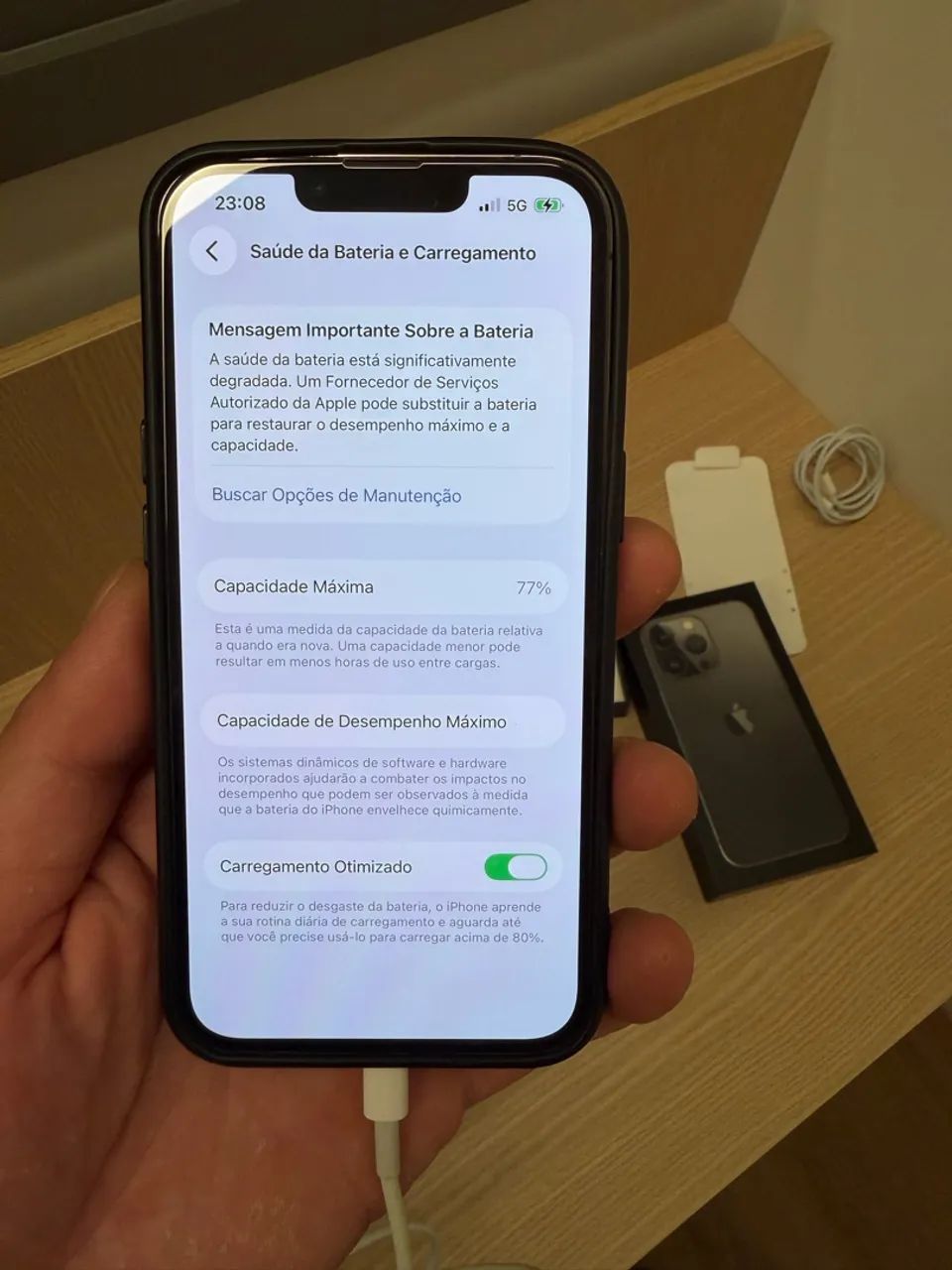 iPhone 13 Pro 256GB - Com Nota Fiscal - Foto 5