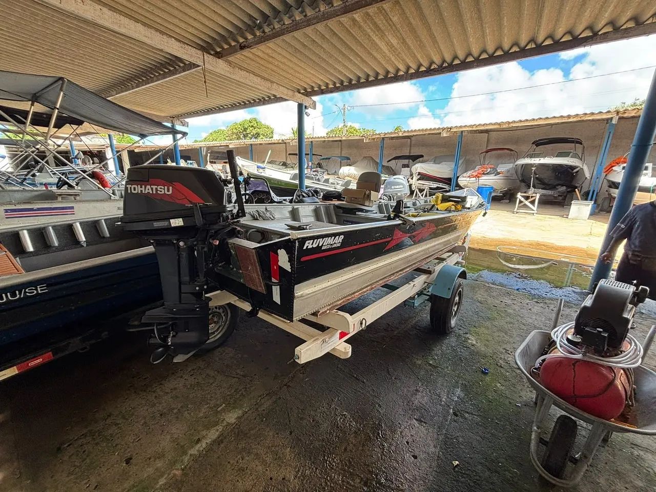 Vendo Barco de Alumínio Fluvimar<br> - Foto 4