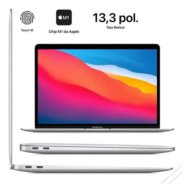 【訳あり】MacBook Air M1 (16GB/1TB)シルバーCTOモデル OTH PRODUTOS - MacBook Air, MGQN3BZ/A, Tela 13.3