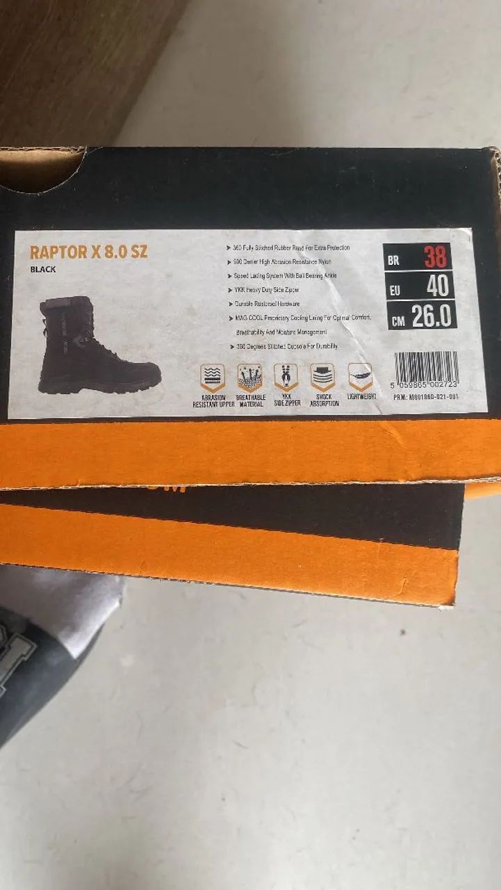 Bota Raptor X 8.0 SZ