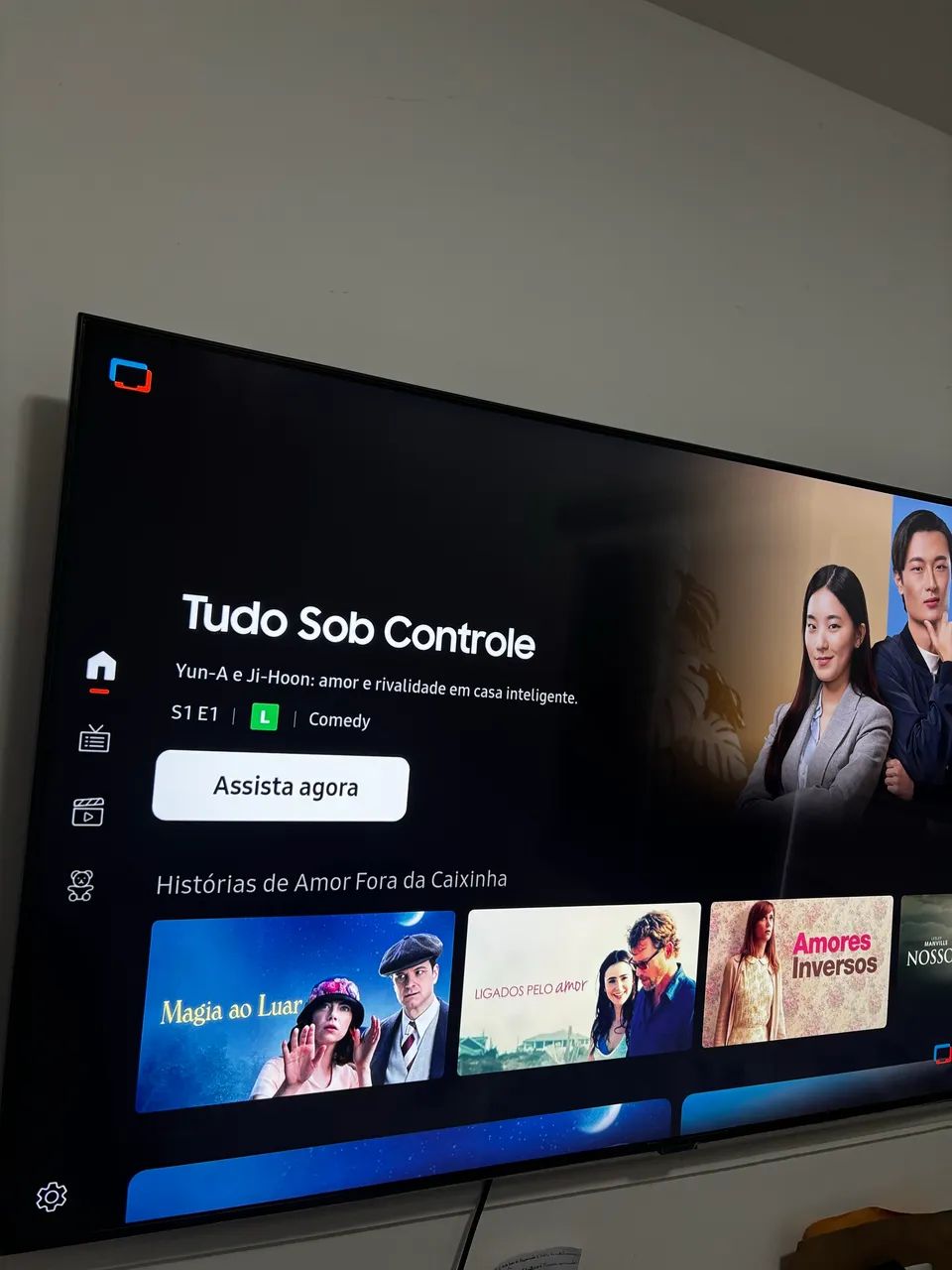 Smart tv Samsung 55 polegadas 4k - Foto 2