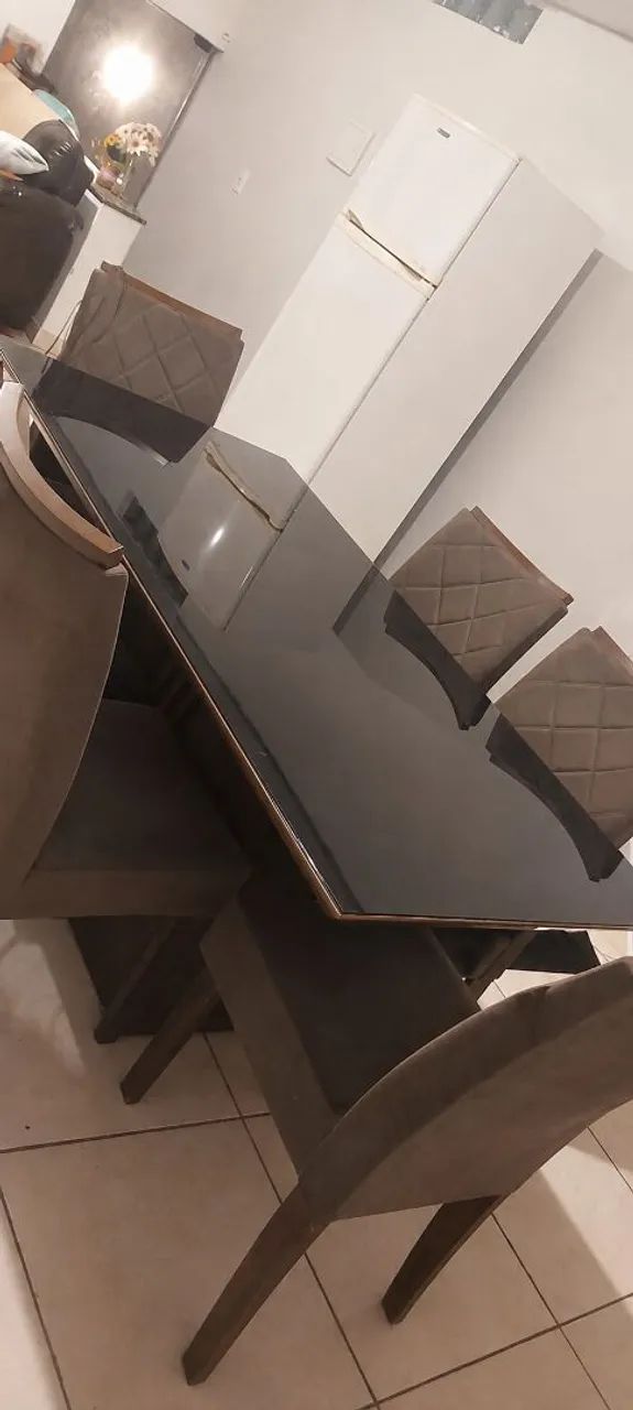 Mesa jantar 6 cadeiras 