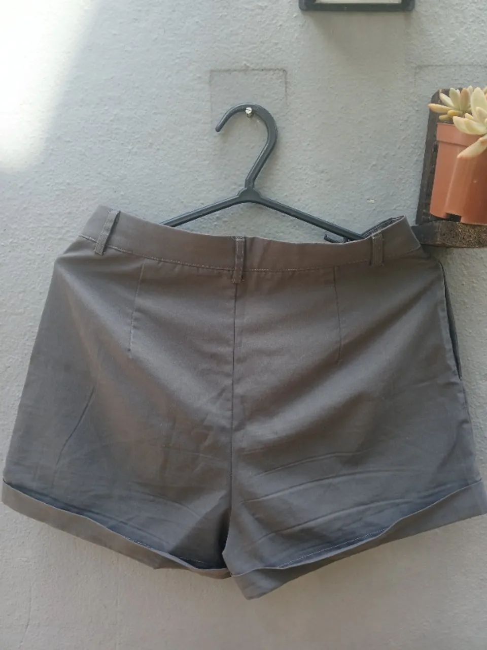 Short cinza alfaiataria M - Foto 3