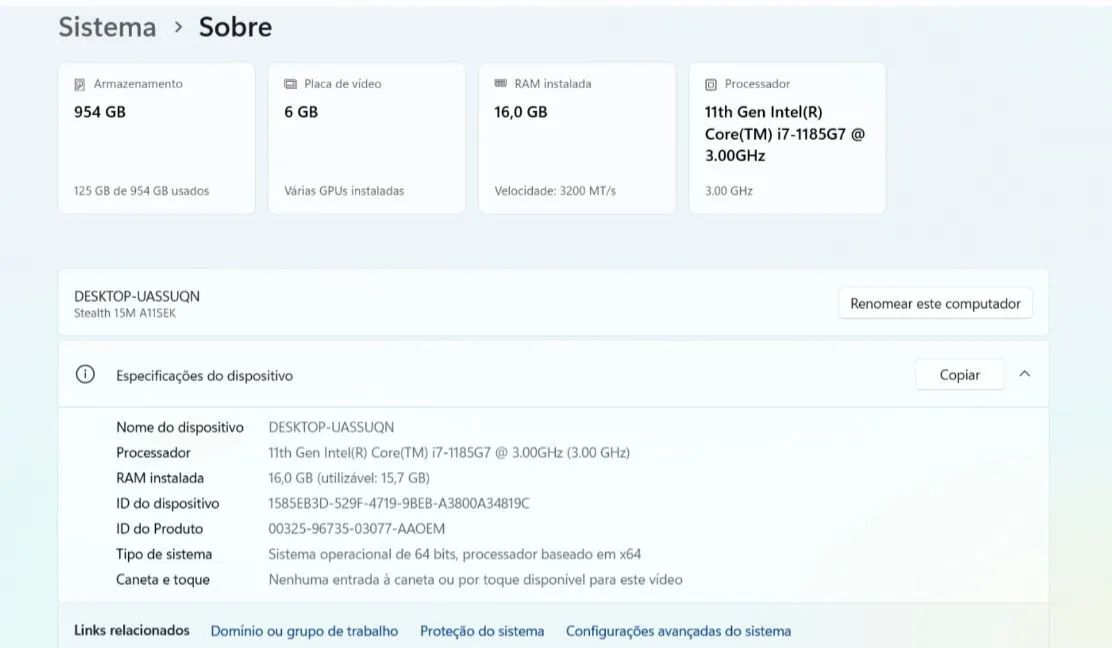 Notebook gamer MSI Nvidia 2060 - Foto 5