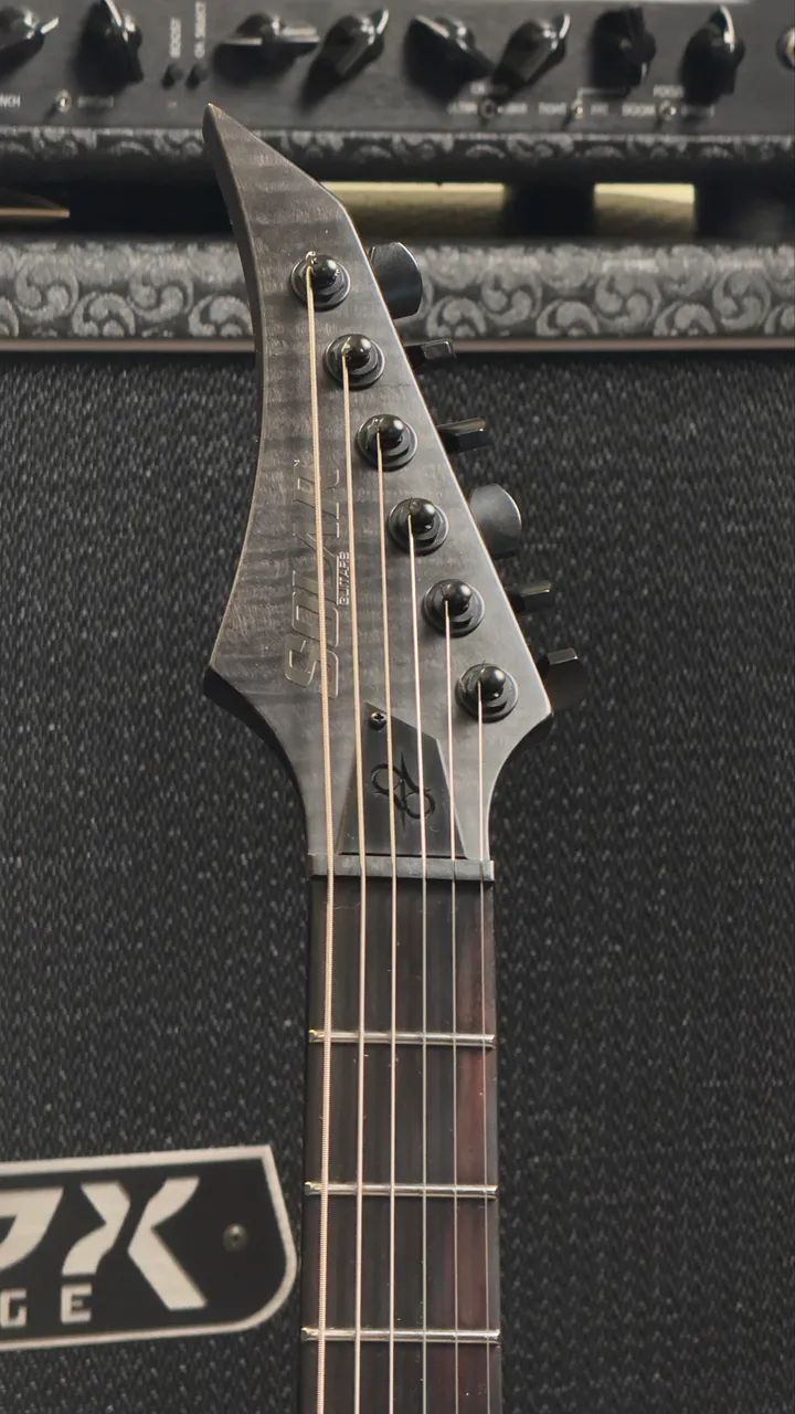 Guitarra Solar A1.6 Fb Evertune Seymour Duncan Black Winter
