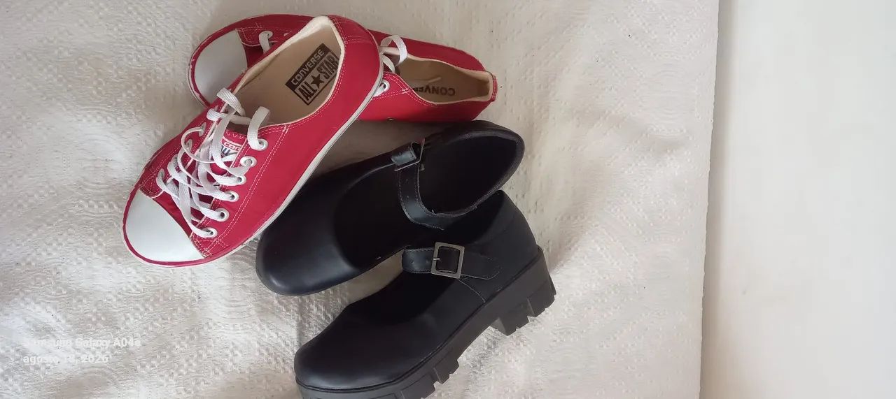 Tênis allestar converse,e sapatilha plataforma  - Foto 2