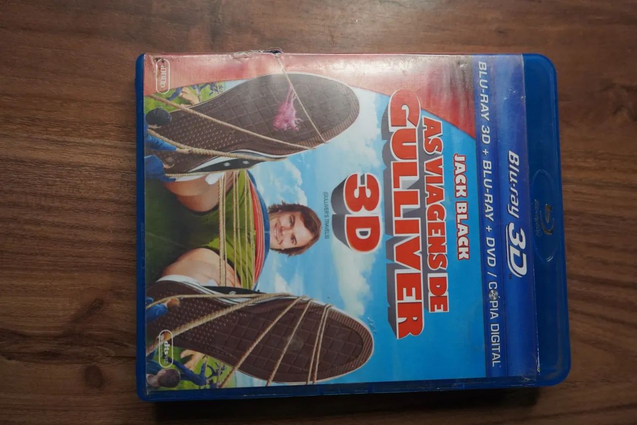 DVD Blu-ray Original As viagens de Gulliver 3D 