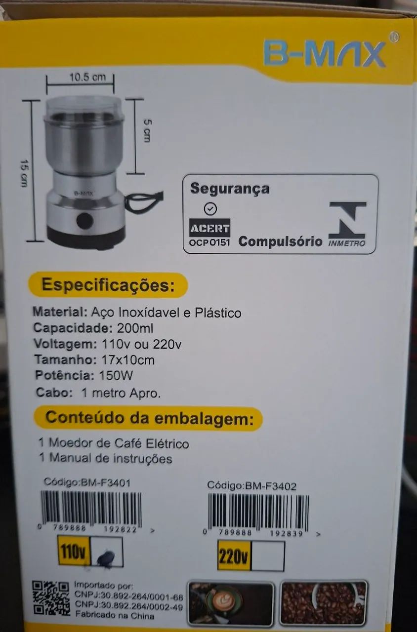 Moedor de café e grãos - Multifuncional - Foto 3