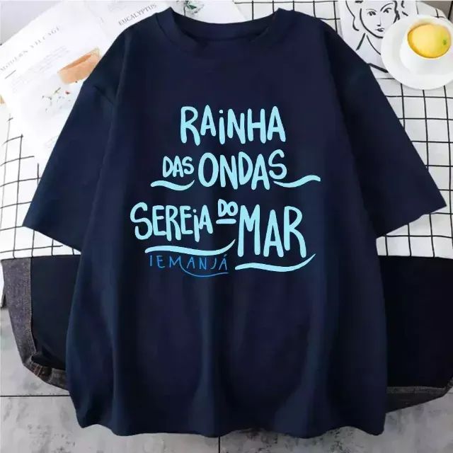 CAMISETA IEMANJA - CANDOMBLE / UMBANDA - Foto 4