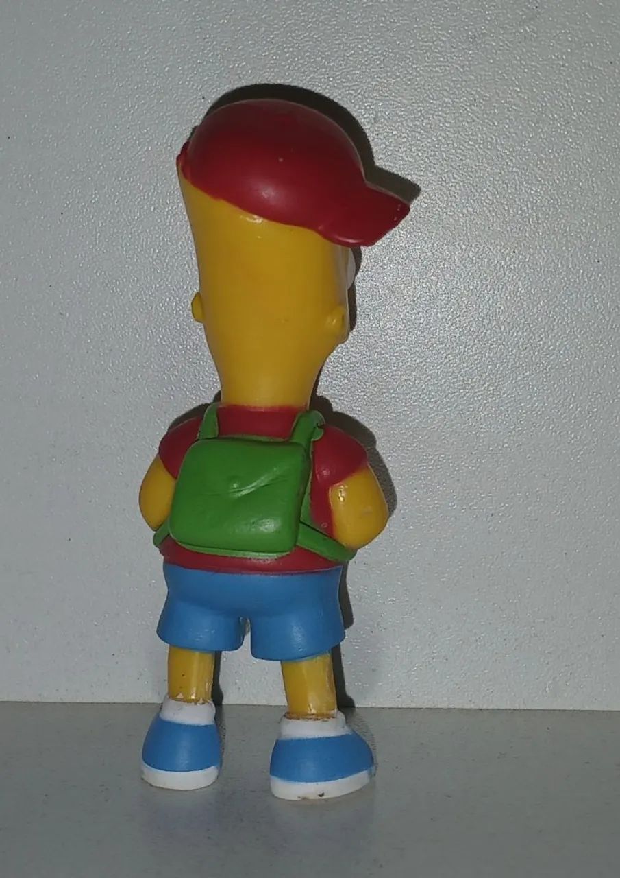 BONECO MINIATURA OS SIMPSONS BART SIMPSON ESTUDANTE - Foto 2