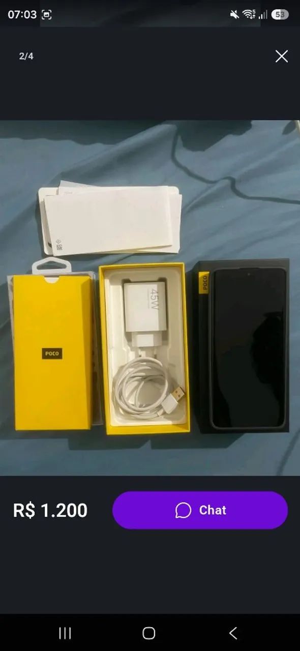 Poco X7 512 e 12 ram